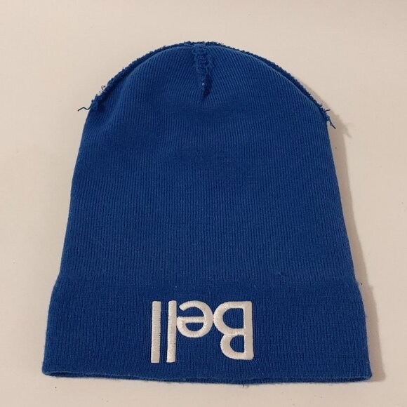 BELL Canada Toque Beanie Winter Hat Stripe Blue and White Telecommunications - Picture 7 of 7